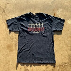 Vintage 90s Embroidered Broadway Musicals New York Dance TShirt Large Theater